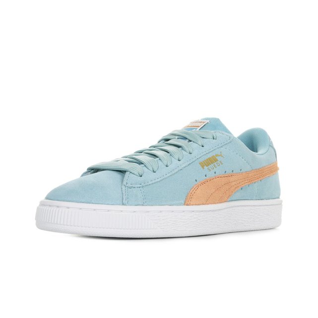 puma suede bleu clair