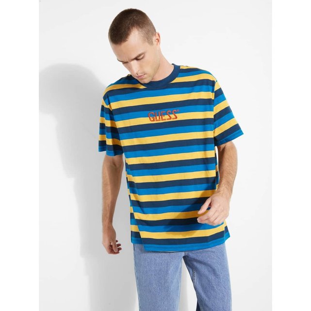 tee shirt guess raye femme