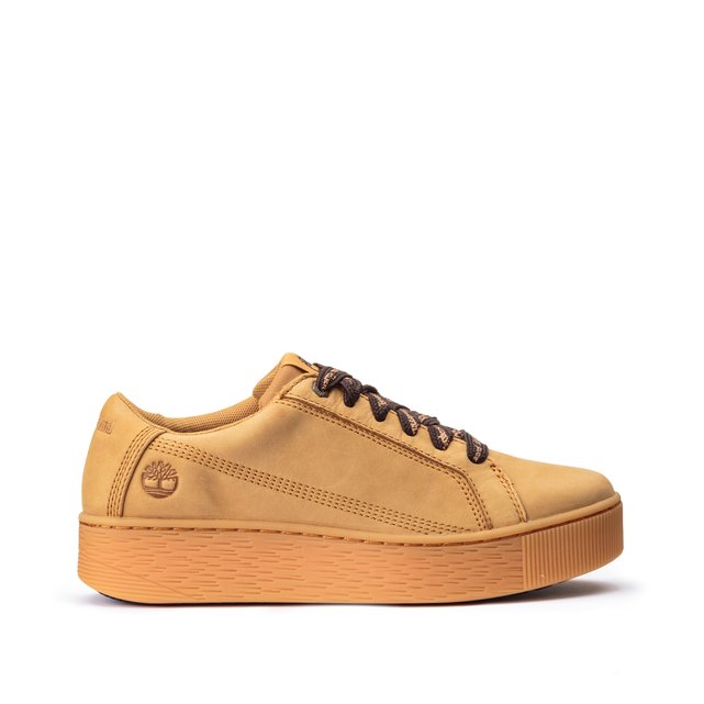 Marblesea suede trainers , honey 