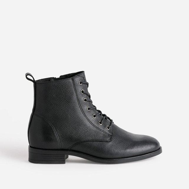 Boots plats anais noir Eram La Redoute