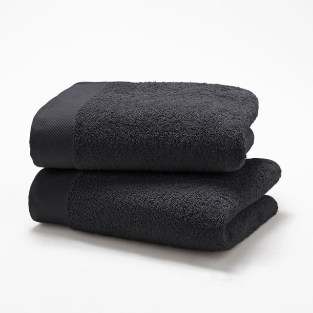 Scenario set of 2 cotton hand towels La Redoute Interieurs | La Redoute