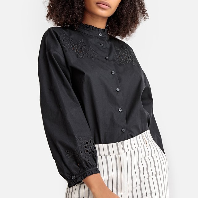chemise col haut