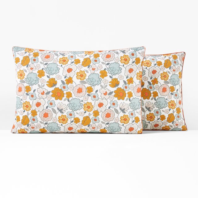 Joan pillowcase , floral print, La Redoute Interieurs La Redoute