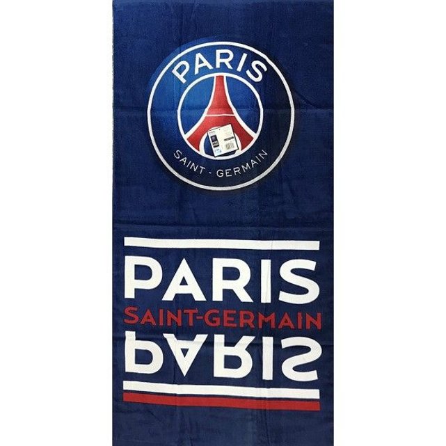 Psg - paris st germain football - serviette de bain coton ...