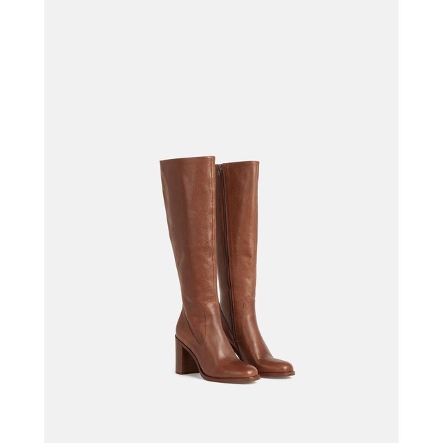bottes marron femme minelli