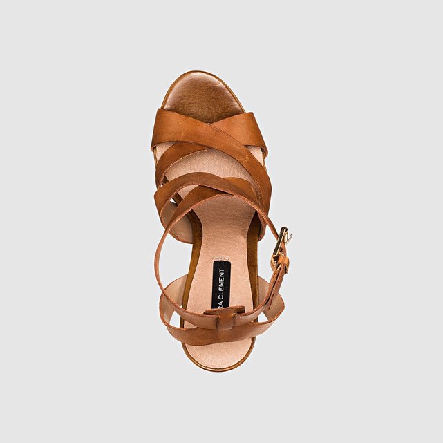 cuir croisées Redoute La brides Sandales Collections wCtZf