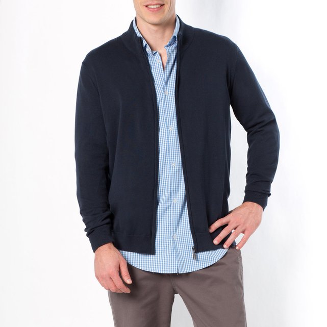 mens zip up cardigan