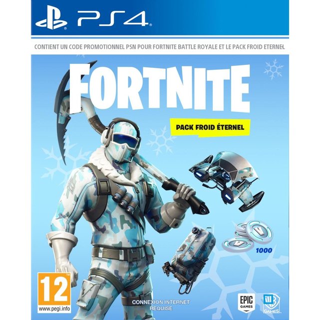 Fortnite Pack Froid Eternel Ps4 Warner Bros Interactive La Redoute - 