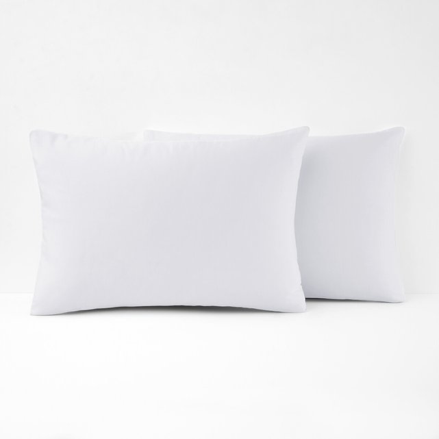 Cotton satin plain pillowcase La Redoute Interieurs | La Redoute
