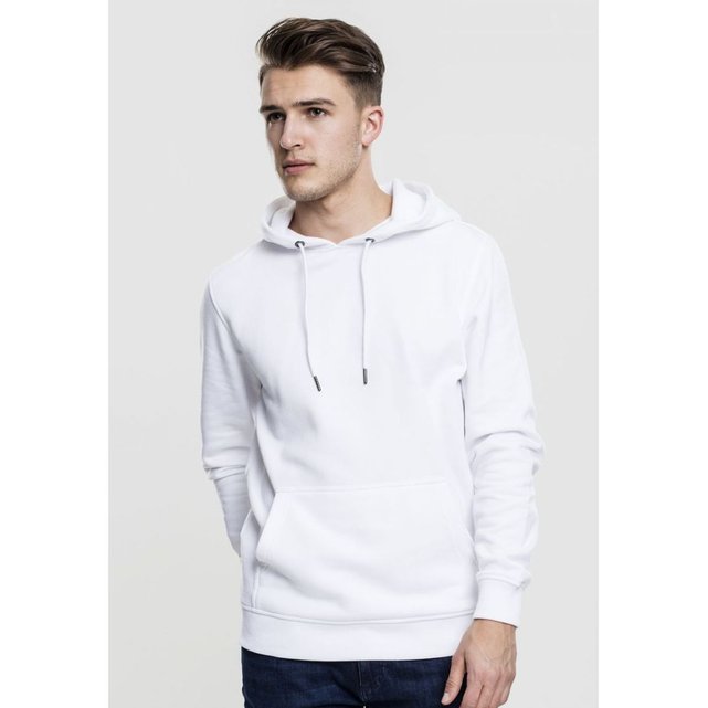 Sweat à capuche basique blanc Urban Classics | La Redoute