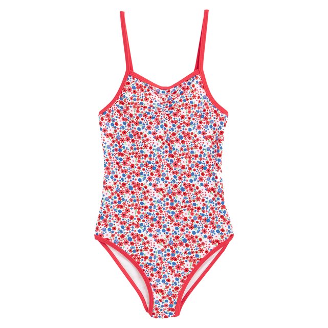 Floral print swimsuit, 3-12 years , printed, La Redoute Collections ...