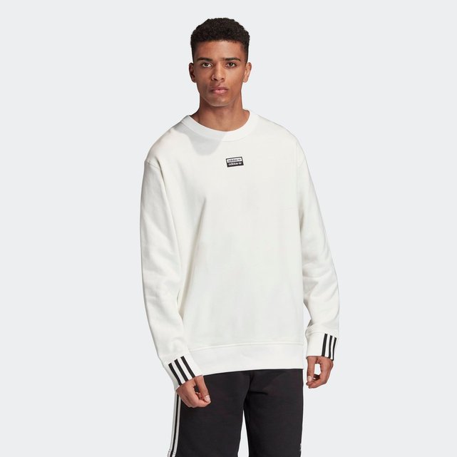 sweat shirt adidas blanc