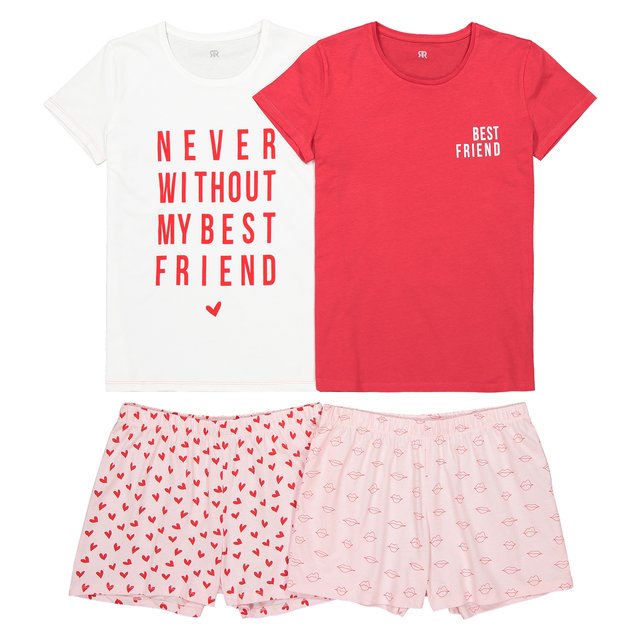 La Redoute Collections Big Girls Pack of 2 Plain Leggings 3-12 Years