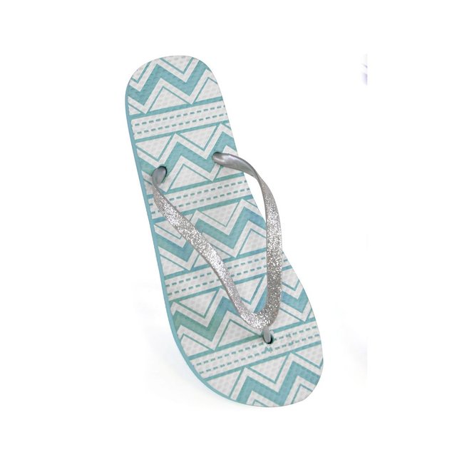 motif aztèque motif FLOSO FLOSO Tongs pailletées aztèque Tongs dYgqHdwfx