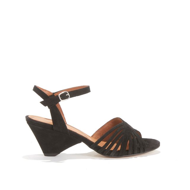 À MoyenCuir Talon Sandales Helia Suédé MqSUVGpz