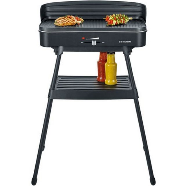 Barbecue électrique sur pieds 2200w - pg8533 noir Severin ...