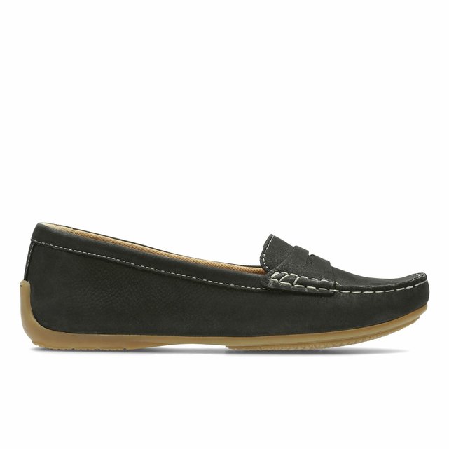 Mocassins cuir doraville nest noir Clarks La Redoute Mocassins cuir doraville nest noir Clarks La Redoute
