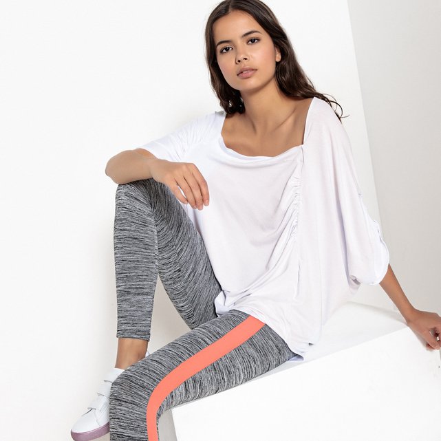 T-shirt lisa, mangas curtas  LA REDOUTE COLLECTIONS image 0