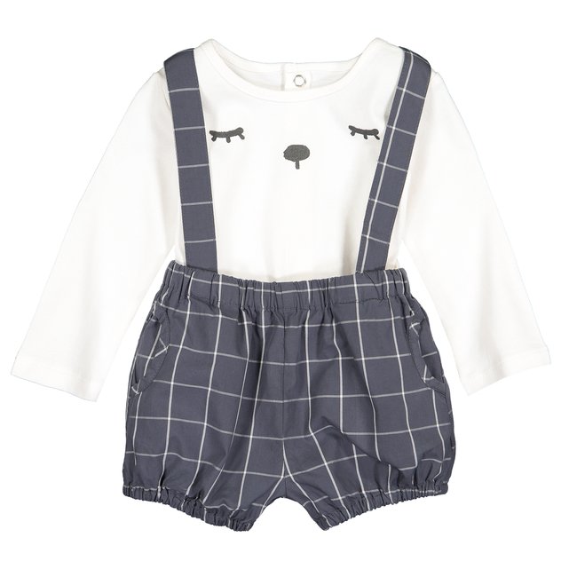 2-teiliges Set aus Shirt und Spielhose, 1 Monat - 2 Jahre  LA REDOUTE COLLECTIONS image 0
