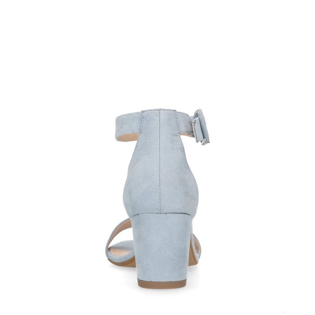 sandale talon bleu ciel