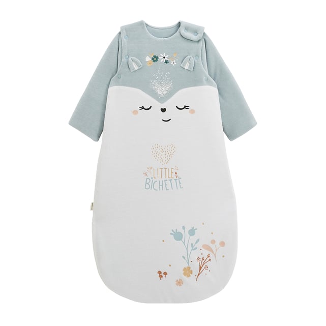 Turbulette D'hiver Charlie - Velours Doux Avec Pieds Et Manches Amovibles