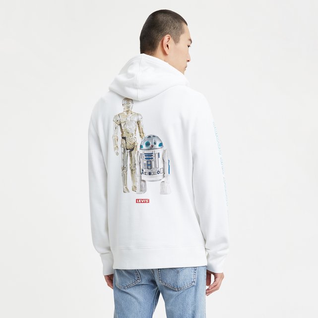 levi white hoodie