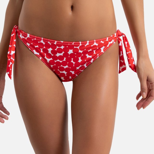 red polka dot bikini bottoms