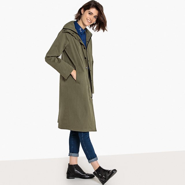 lange regenjas met kap la redoute collections | la redoute