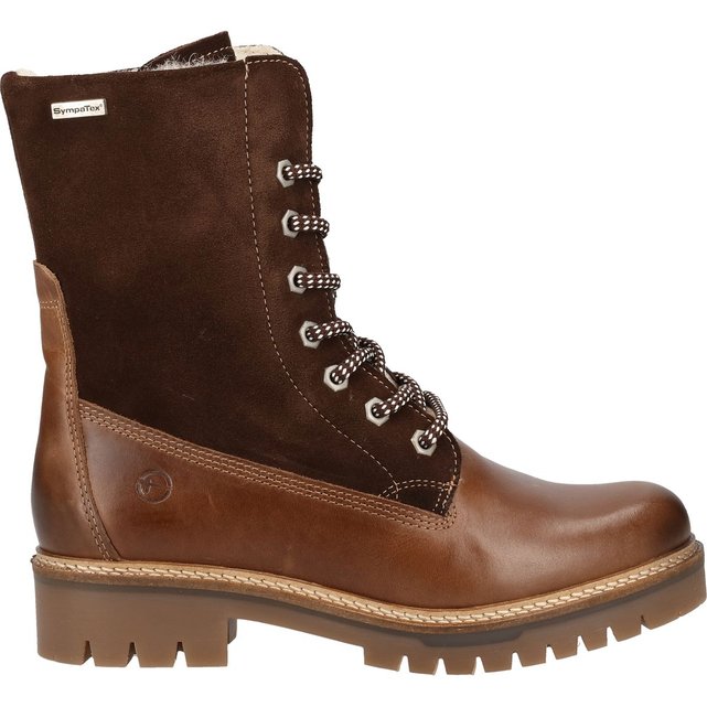 Bottines cuir mocca Tamaris | La Redoute