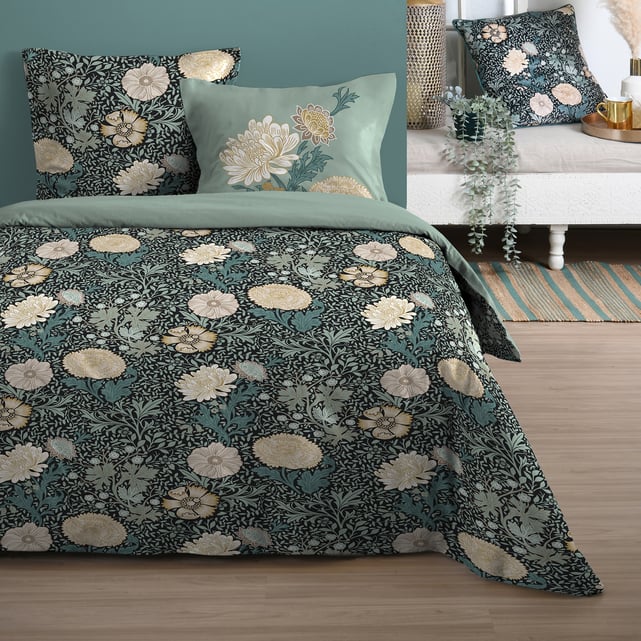 Housse De Couette 140x200cm Lyna - 100% Coton Lovely Casa