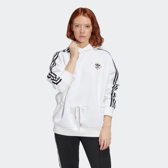 sweat shirt adidas blanc