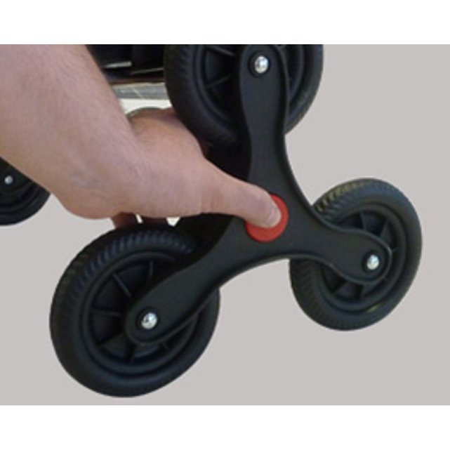 Rolser Chariot I-Max Nitt 6 Roues Sube Escaliers Argent