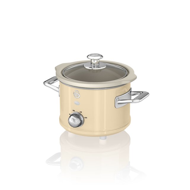 1.5l slow cooker retro cream , cream, Swan La Redoute