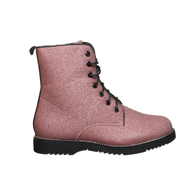 bottines paillettes argent