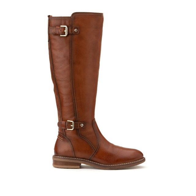 Aldaya knee-high boots in leather , brown, Pikolinos | La Redoute