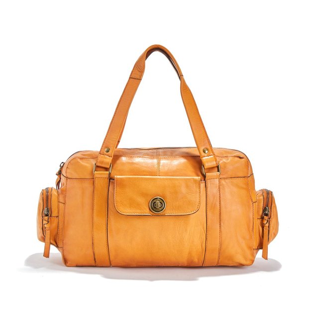 Sac à main totally royal cognac Pieces | La Redoute