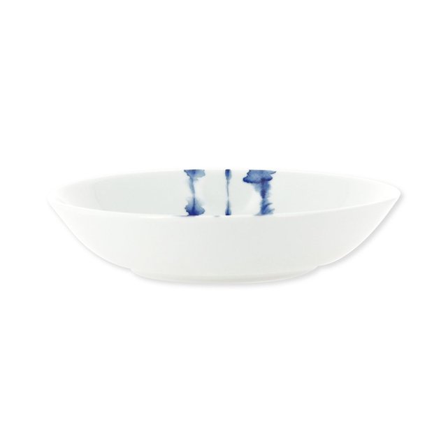 Assiette Creuse En Porcelaine Décor Bleu 18cm Lot De 4 Azura Bleu Foncé Bruno Evrard La 