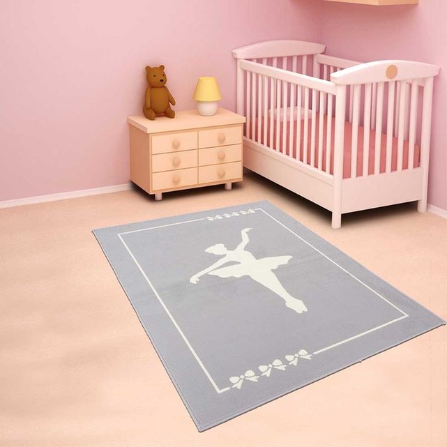 Tapis pour chambre de fille af danseuse gris Un Amour De ...