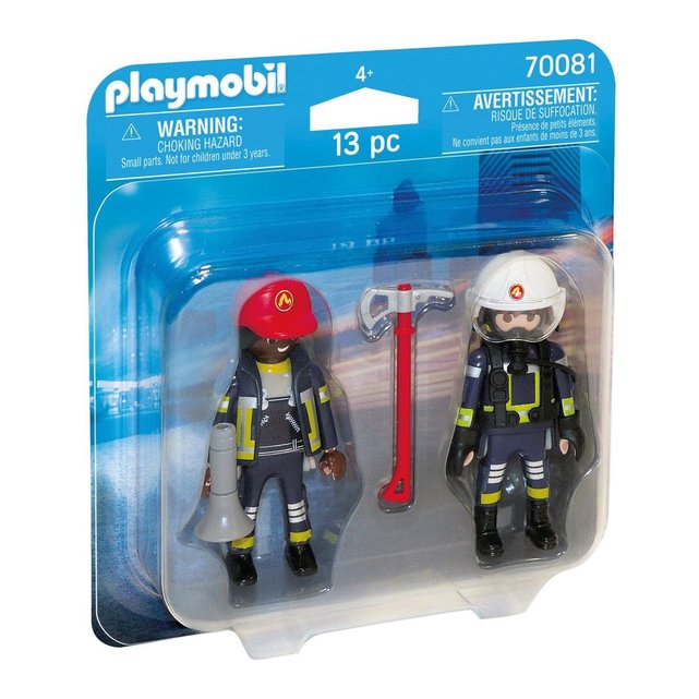 Playmobil - Valisette pompier avec accessoires