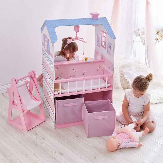 Maison De Poupon Nurserie Poupee En Bois Olivia S Little World Teamson Kids La Redoute