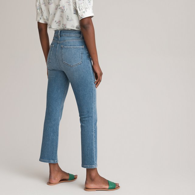 La Redoute Femme Vêtements Pantalons & Jeans Jeans Baggy & Large Jeans flare boutonné 