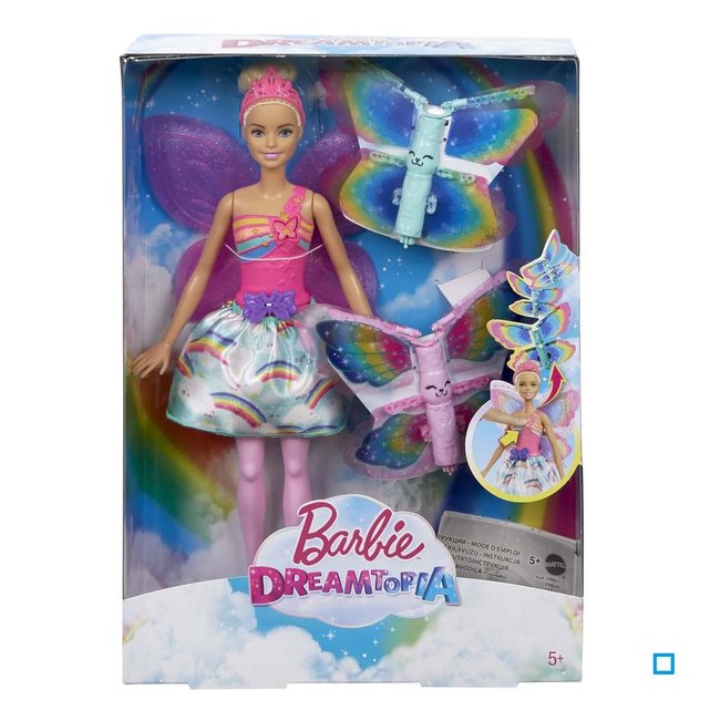 barbie fée papillon blonde