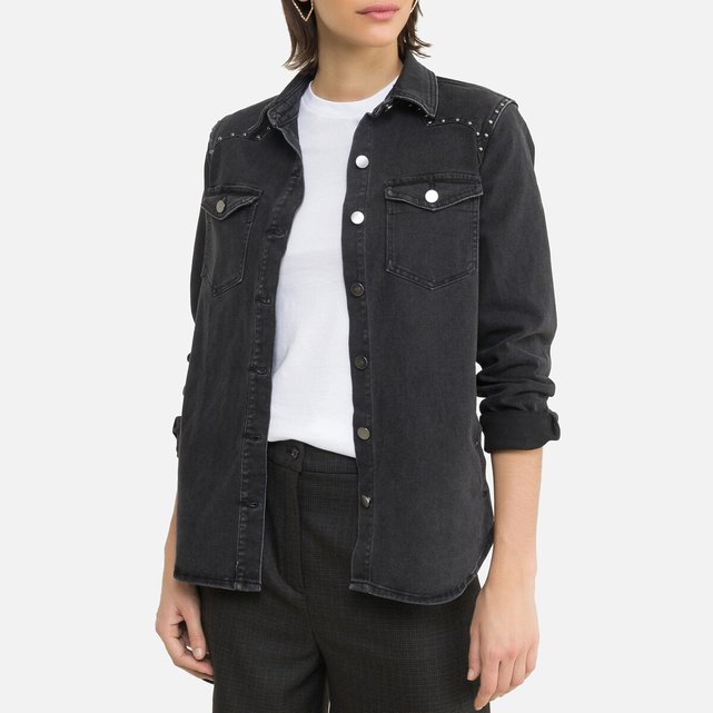 Veste en discount jean femme vila