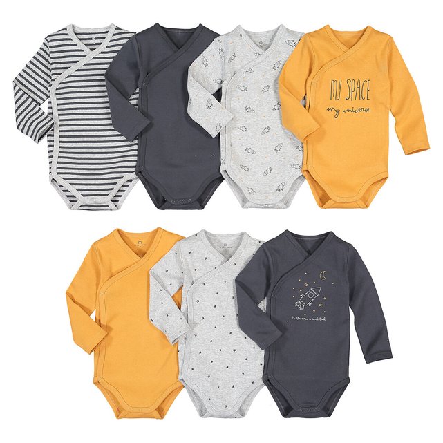 Lot De 7 Bodies Naissance Prema 2 Ans Multicolore La Redoute Collections La Redoute