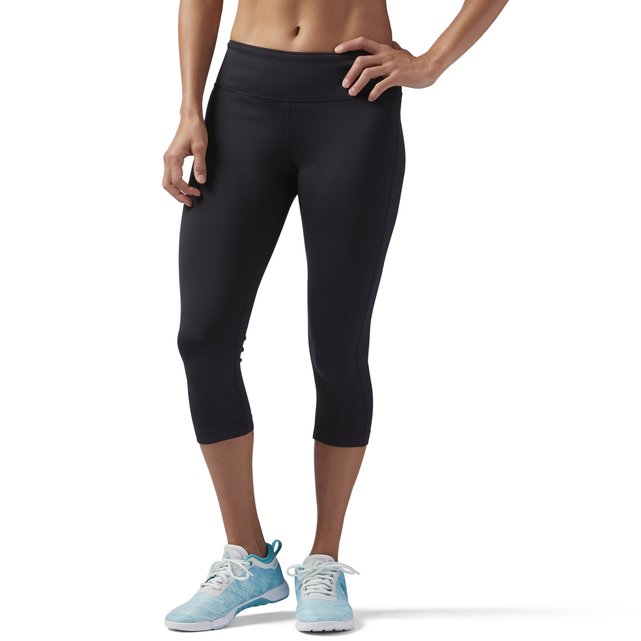 Sport legging, 3/4 lengte zwart Reebok | La Redoute