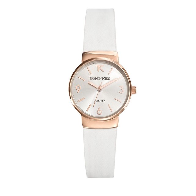 Montre femme bracelet cuir boitier 26 mm Kirsten TRENDY KISS