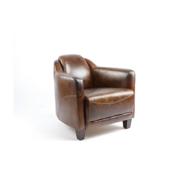 Fauteuil Gentlemen Cigar Cuir véritable Fauteuil Gentlemen Cigar Cuir véritable
