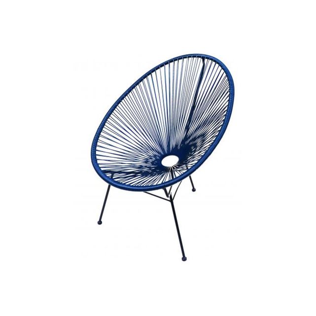 Fauteuil la chaise longue bleu nuit acapulco bleu La Chaise Longue  La