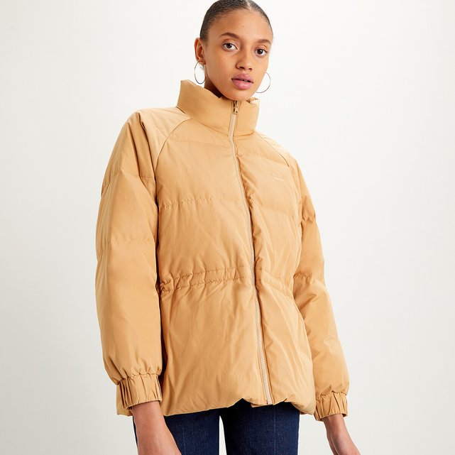 Quilted padded jacket with high-neck , beige, Levi's | La Redoute