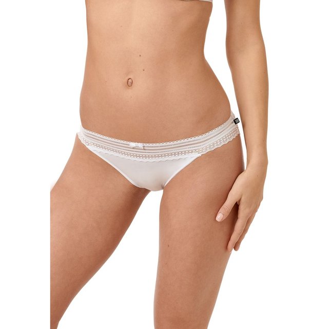 Slip Charmeuse Blanc Billet Doux La Redoute